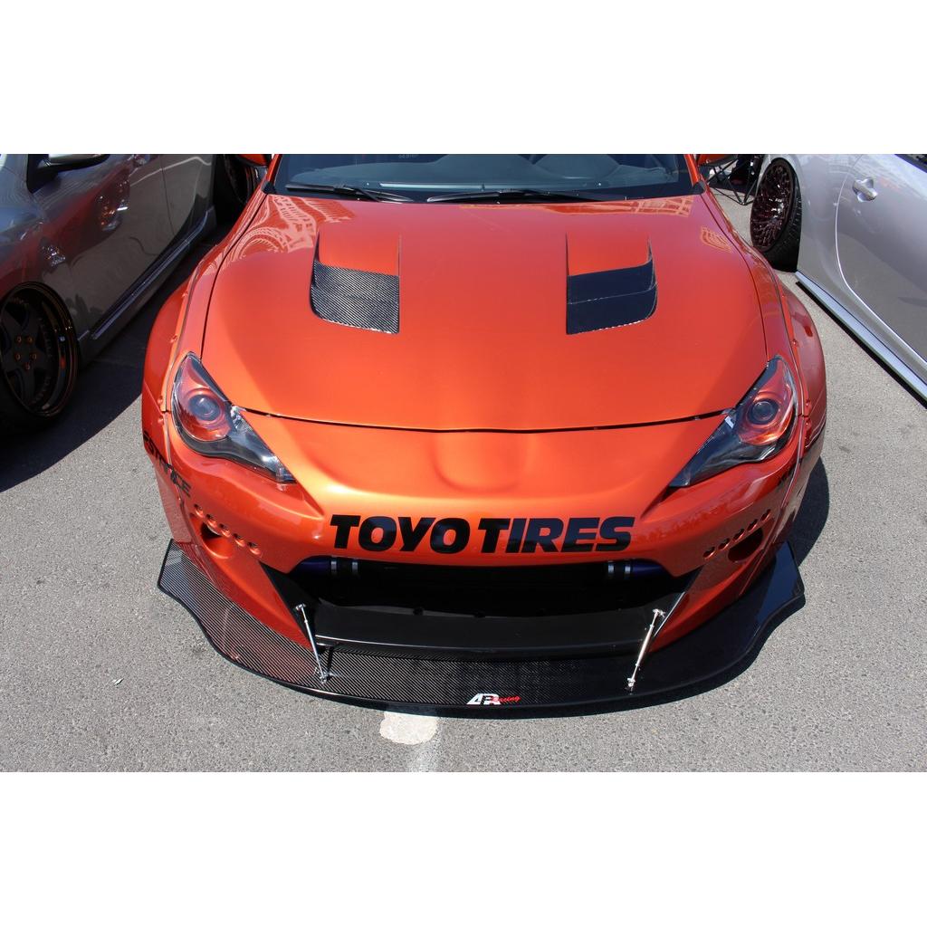 Carbon Fiber Front Wind Splitter-Scion FR-S/ Subaru BRZ RB Version 2 2013-2016