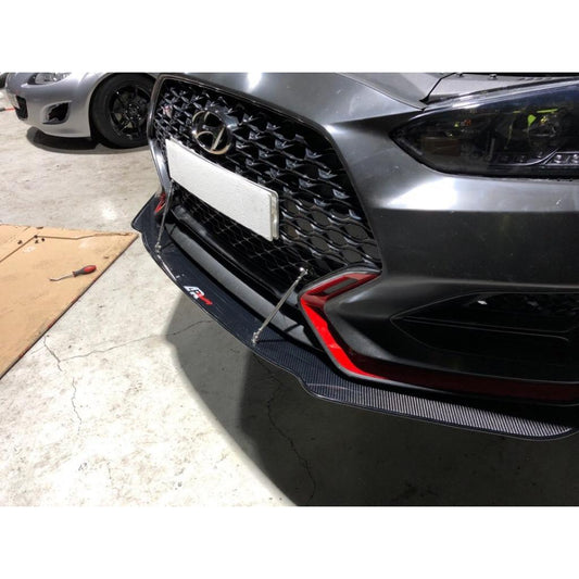 APR Performance Hyundai Veloster N Carbon Fiber Front Wind Splitter 2019-2022