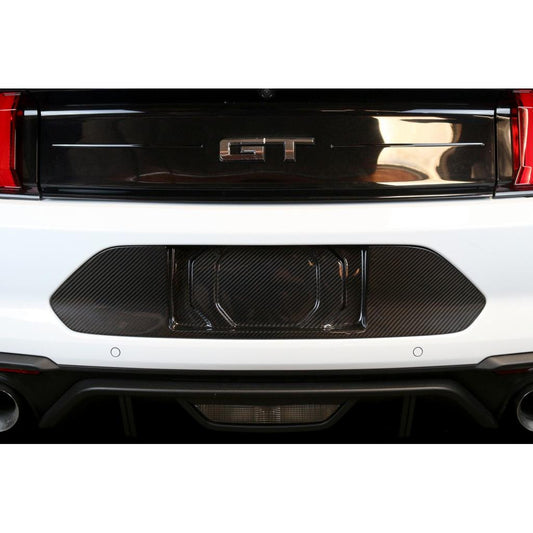 APR Performance Carbon Fiber Ford Mustang License Plate Backing 2018-2023
