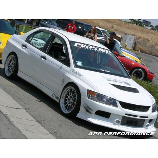 APR Performance Mitsubishi Evolution 8 / 9 Front Bumper w/ Front Air Dam Incorporated 2003-2007