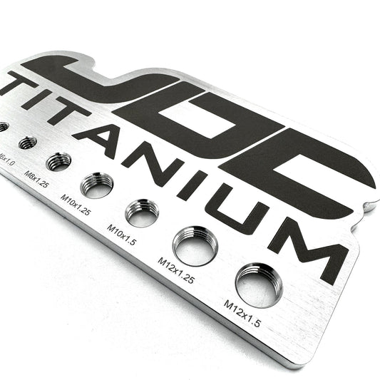 JDC Billet Aluminum Bolt Gauge - The Perfect Tool to Help You Measure Your Bolts! - Graveyard Performance