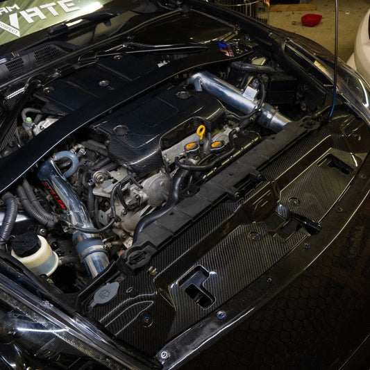 JDC Titanium Engine Bay Dress-Up Hardware Kit (Nissan 370Z) - Graveyard Performance