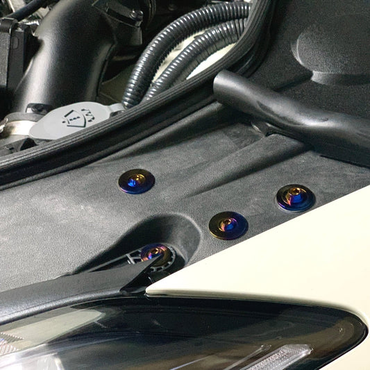 JDC Titanium Fender Hardware Replacement Kit (R35 GT-R) - Graveyard Performance