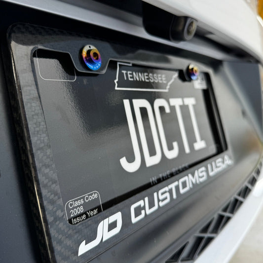 JDC Titanium Locking License Plate Mounting Kit (Universal) - Graveyard Performance