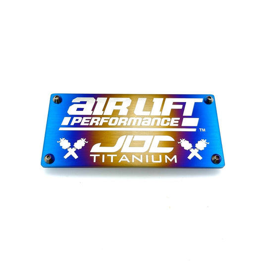 JDC Titanium Replacement Hardware for Air Lift 3P/3H Manifold Badge - Graveyard Performance
