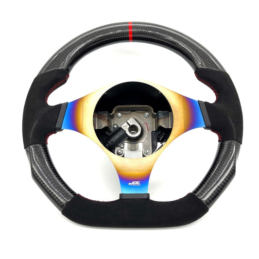JDC Titanium Steering Wheel Overlay (Evo 7/8/9) - Graveyard Performance