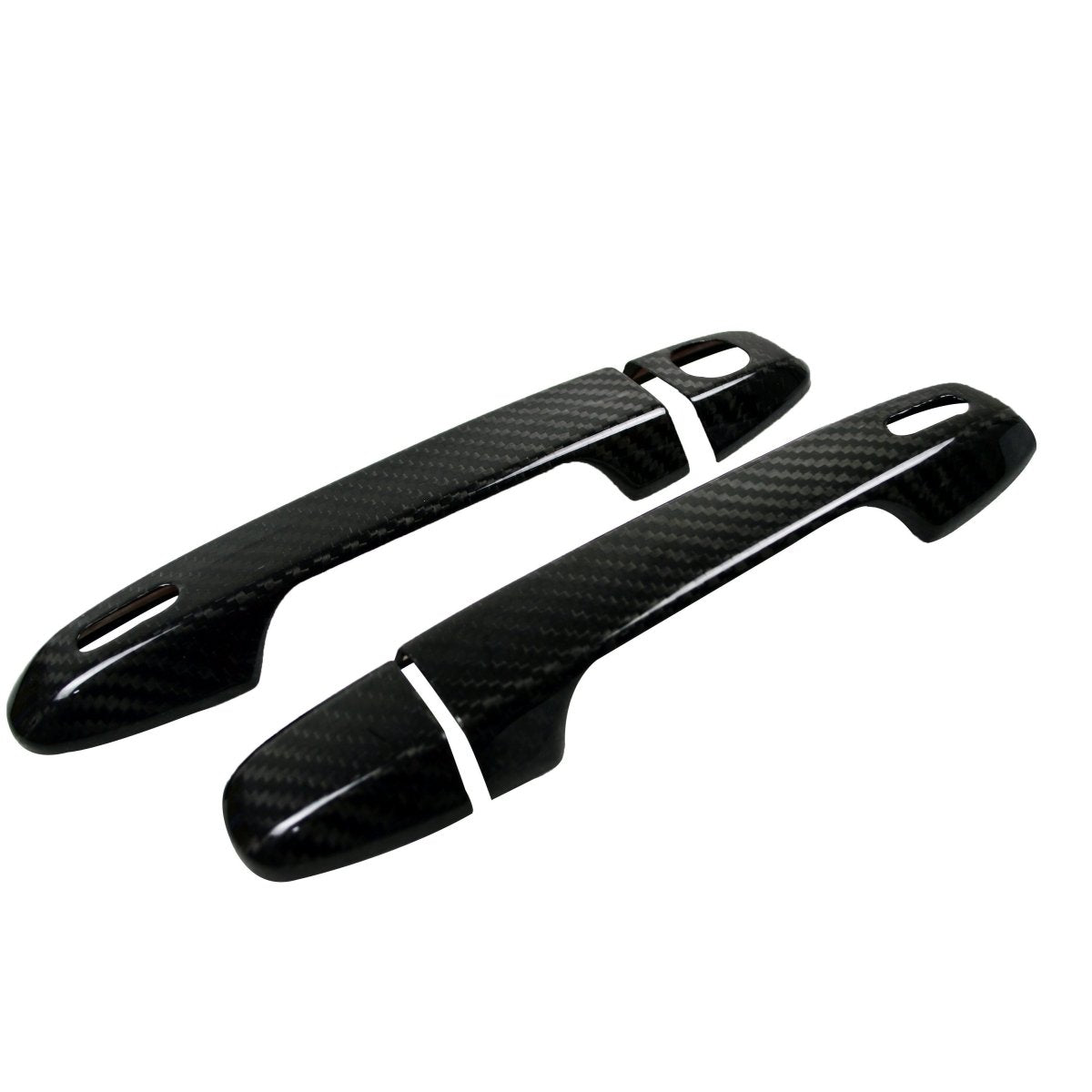 JDMuscle Tanso Carbon Fiber Door Handle Covers - FR-S/BRZ - Graveyard Performance