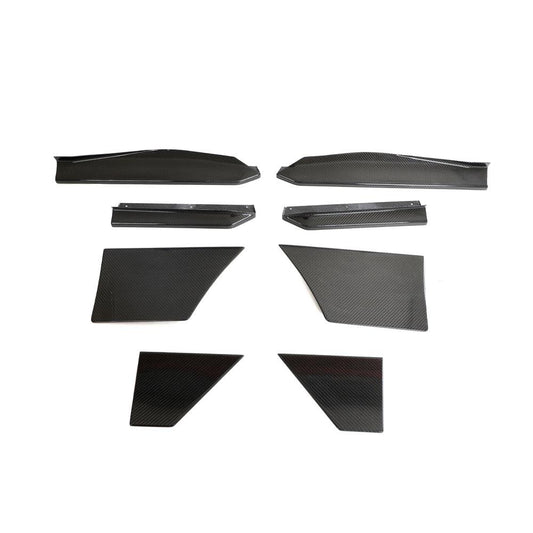 JDMuscle 23-24 Nissan Z Carbon Fiber Side Skirts V1 - Graveyard Performance