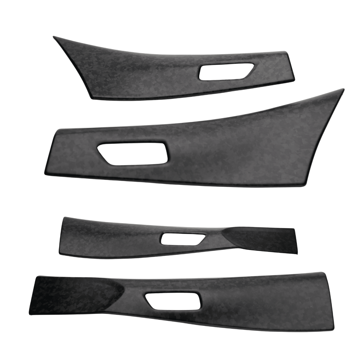 JDMuscle 23-26 Toyota GR Corolla Carbon Fiber Upper Door Trim (Front&Rear 4PCS) - Graveyard Performance