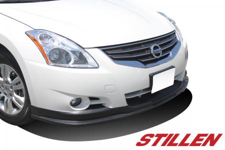 Stillen Nissan Altima Sedan Front Lip Spoiler Unpainted For 10-12 Nissan Altima Sedan
