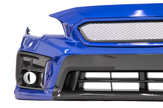OLM LE Dry Carbon Fiber Lower Bumper Cover - 2018-2020 WRX / STI - Graveyard Performance