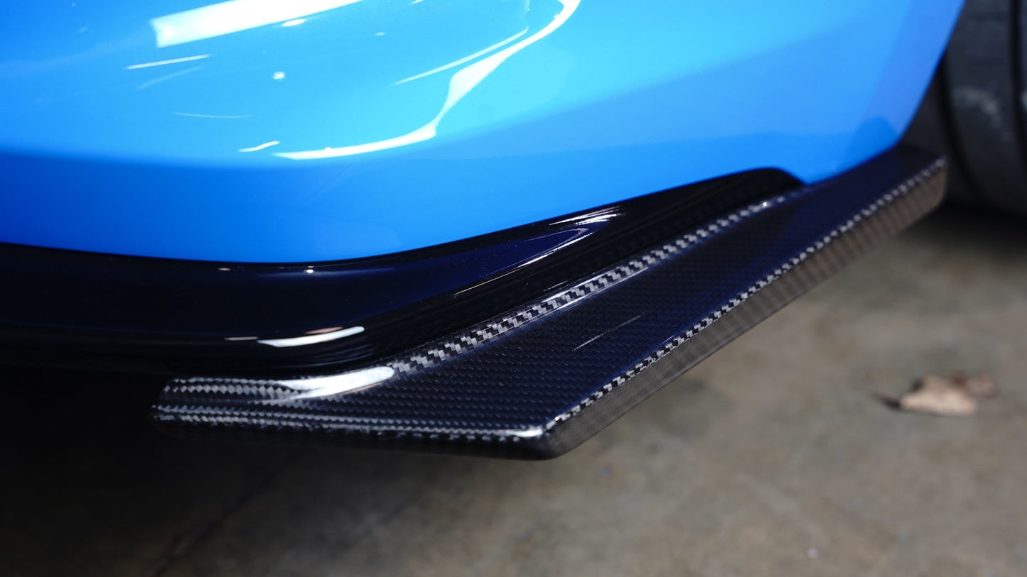 APR Performance Carbon Fiber Honda FL5 Civic Type R Rear Bumper Skirts 2023 - Current