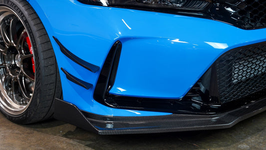 APR Performance Honda FL5 Civic Type R Carbon Fiber Front Bumper Canards 2023 - Current