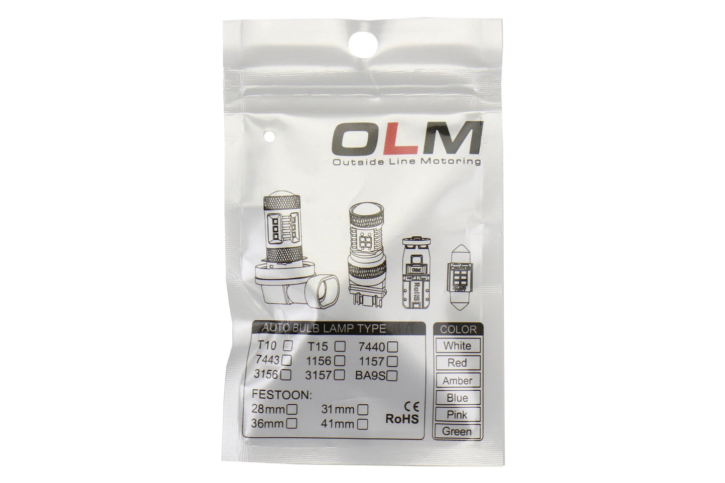 OLM White Series T10 Bulb - Graveyard Performance