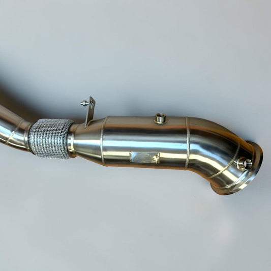 Palenon Performance 5 Inch Gen 3 BMW B58TU2 Racing Downpipe - M340i, M440i, 540i, 740i, X3, X5, X6, X7