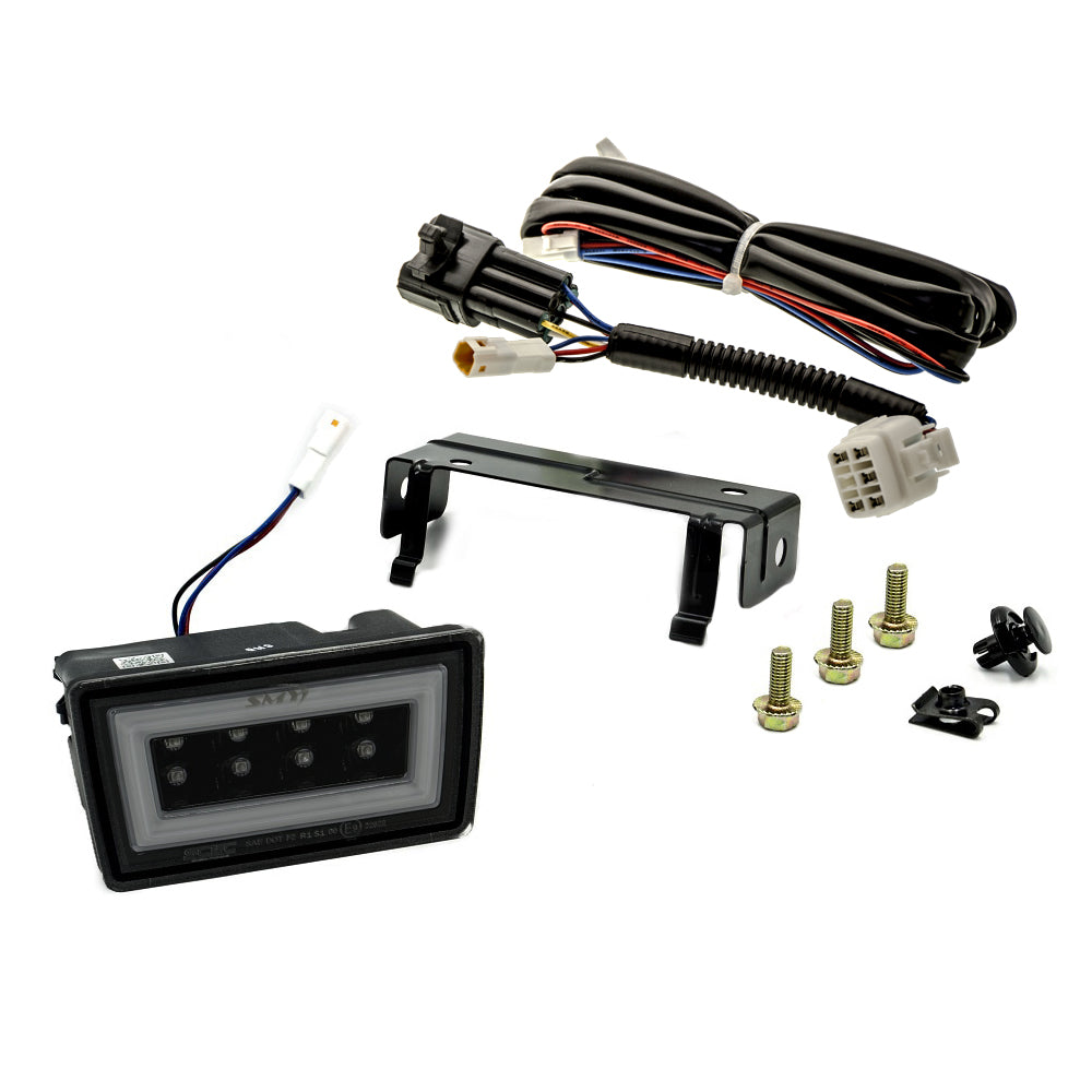 SMY F1 V3 Hyper-Flash Rear Brake Light (RBL) Double Smoked w/ DRL White Light Bar Subaru 2022-2025 WRX - Graveyard Performance