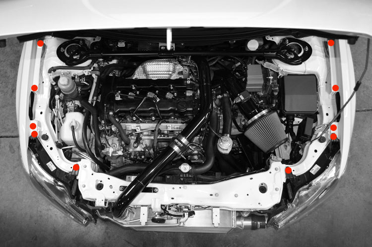 STM Evo X Stainless Headlight and Fender Bolt Kit
