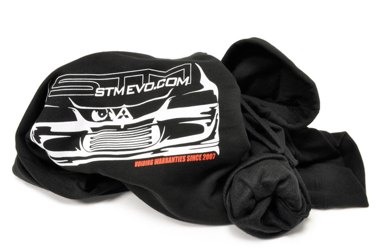STM Black Evo Hoodie - Voiding Warranties Since 2007
