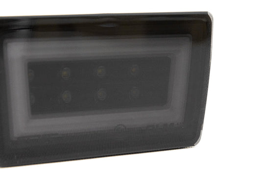 OLM F1 NB+R V2 (Smoke Lens, Gloss Black Base, White Bar) - 2015-2020 WRX / STI - Graveyard Performance