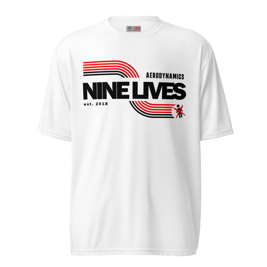 Nine Lives Retro Swoosh t-shirt - Graveyard Performance