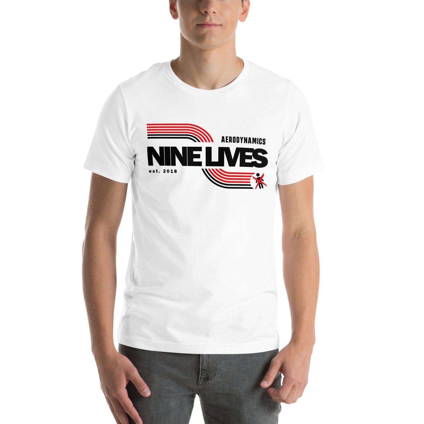 Nine Lives Retro Swoosh t-shirt - Graveyard Performance