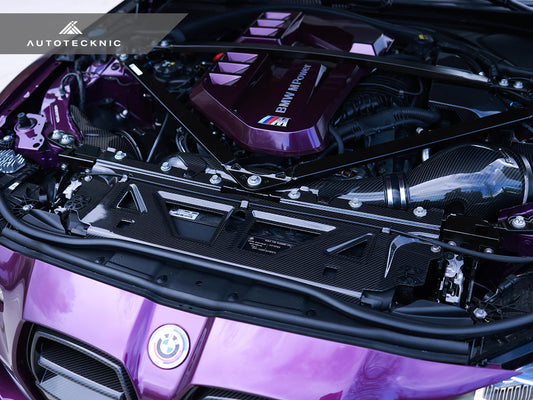 AutoTecknic Dry Carbon Fiber Cooling Shroud - G80 M3 | G82/ G83 M4 - Graveyard Performance