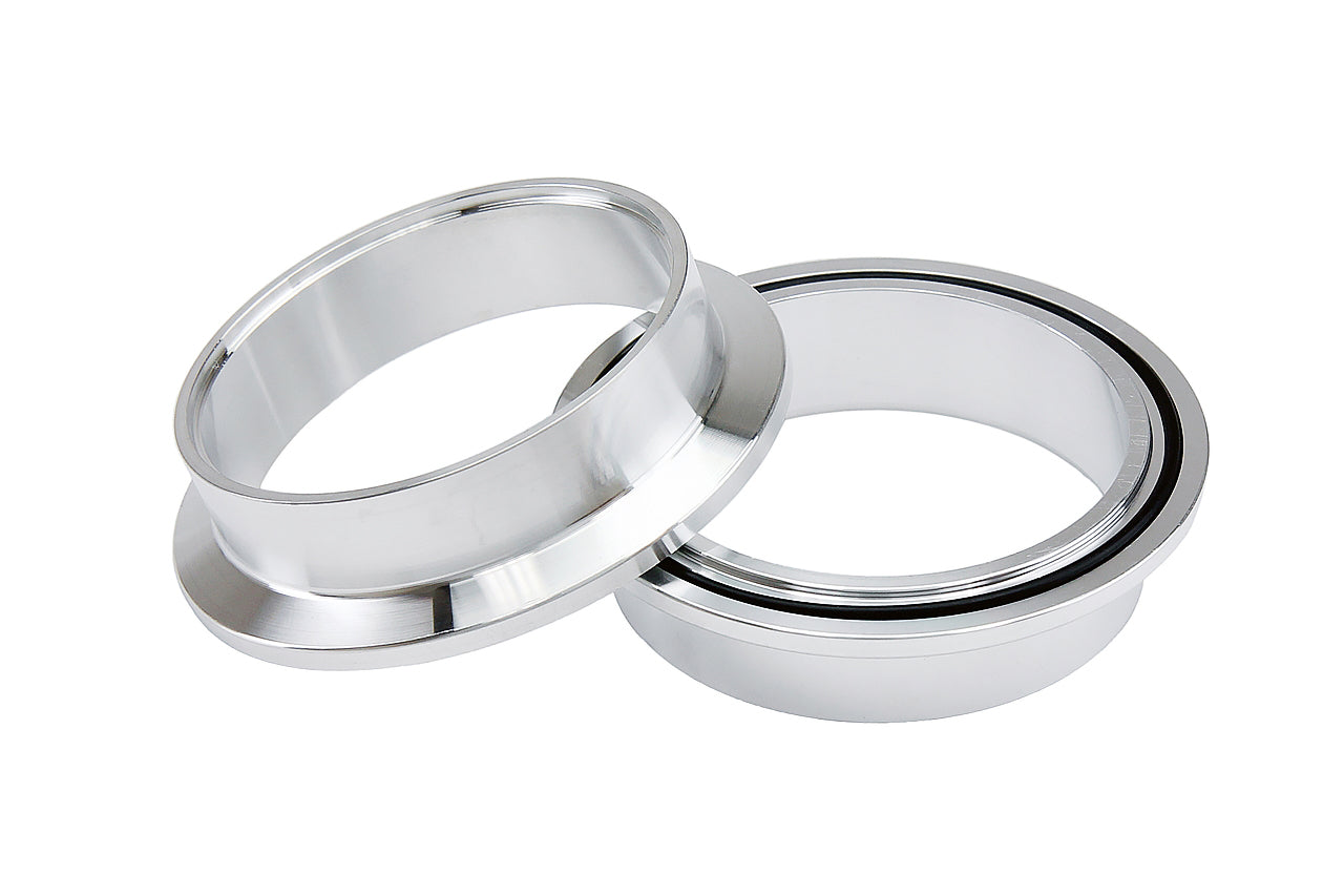 HPS Stainless Steel 5" V Band Clamp Kit, Aluminum Flanges, NBR O-Ring, Quick Release