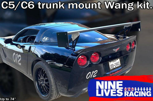 Corvette Big Wang Trunk Mount Kit '97-13 C5/6 - Nine Lives Racing