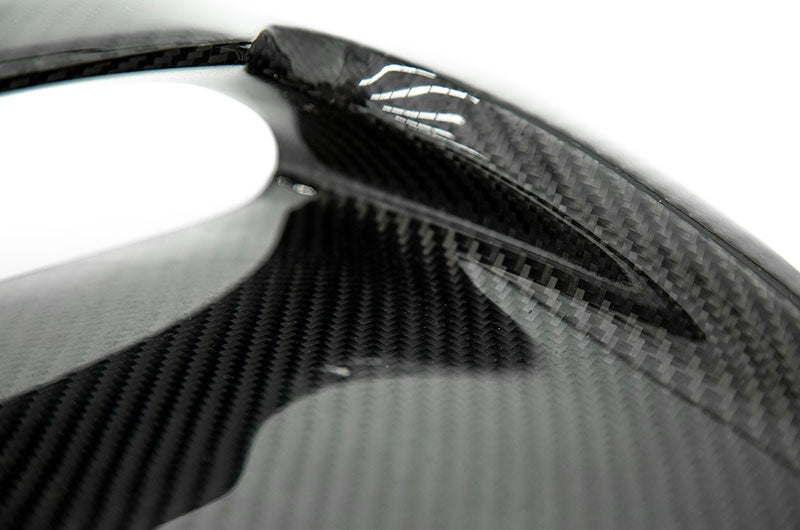 OLM A1 Aggressive Carbon Fiber Full Replacement Hood Scoop - 2015-2021 WRX / STI - Graveyard Performance