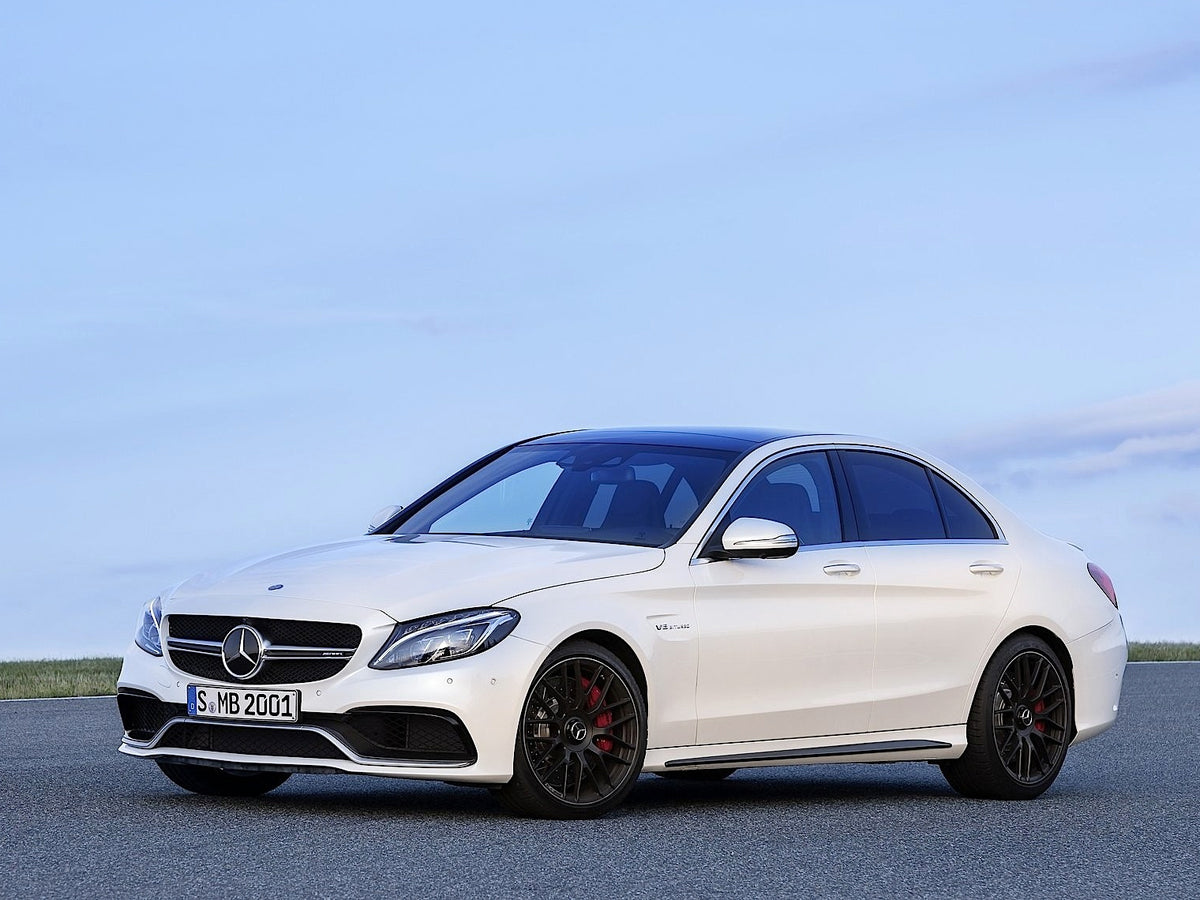 AutoTecknic Replacement Version II Dry Carbon Mirror Covers - Mercedes-Benz W205 C-Class - Graveyard Performance