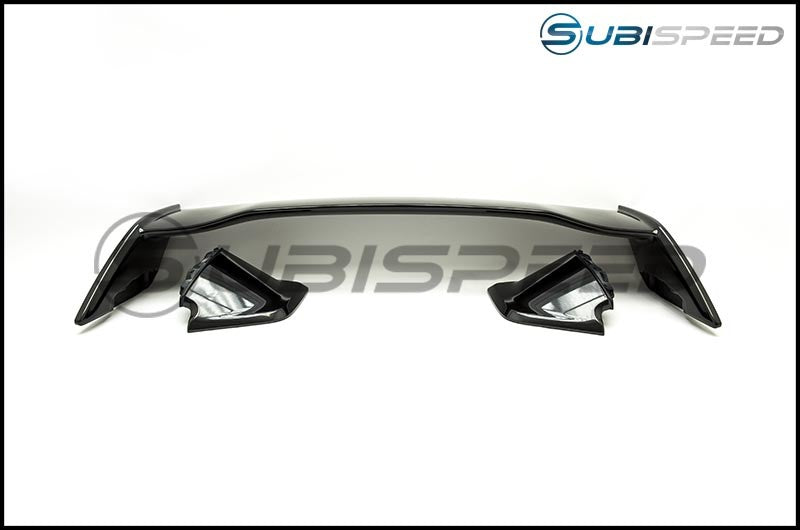 OLM STI Style Paint Matched Spoiler - Crystal Black Silica / Raven - 2015-2021 Subaru WRX / STI - Graveyard Performance