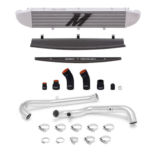 Mishimoto 2014-2016 Ford Fiesta ST 1.6L Front Mount Intercooler (Silver) Kit w/ Pipes (Silver) - Graveyard Performance