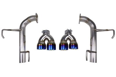 FactionFab Axle Back Exhaust w/ Burnt Tips 2015-2020 Subaru WRX, STi