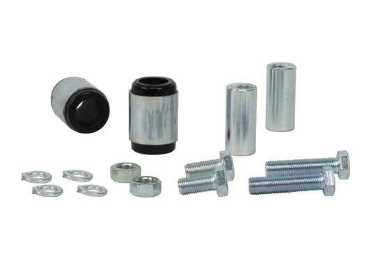 Whiteline 09 lancer Ralliart Rear Camber adj kit-control arm upper bushes - Graveyard Performance