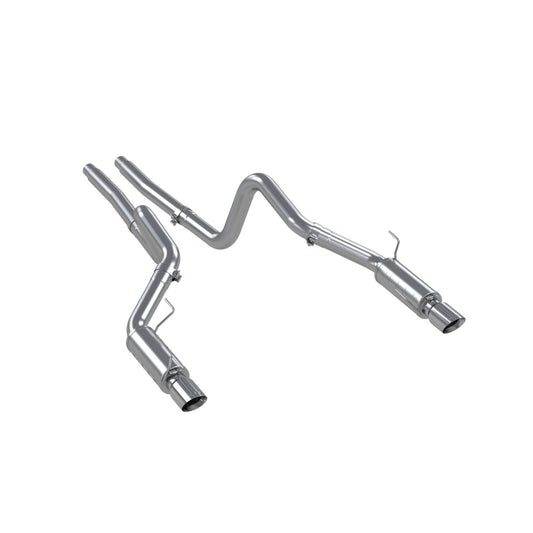 MBRP 05-09 Ford Shelby GT500 / GT Dual Split Rear Race Version, T409 4in Tips Exhaust System - Graveyard Performance