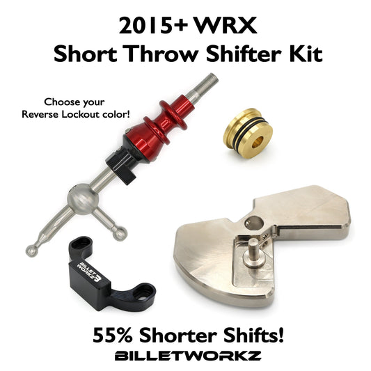BILLETWORKZ SHORT THROW SHIFTER KIT - 2015+ WRX