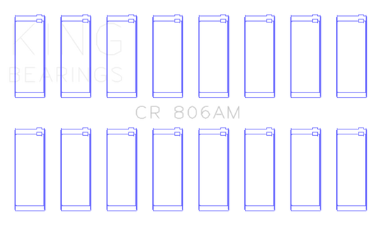 King Engine Bearings Chrysler 361Cl/383Cl (Size Standard) Connecting Rod Bearing Set