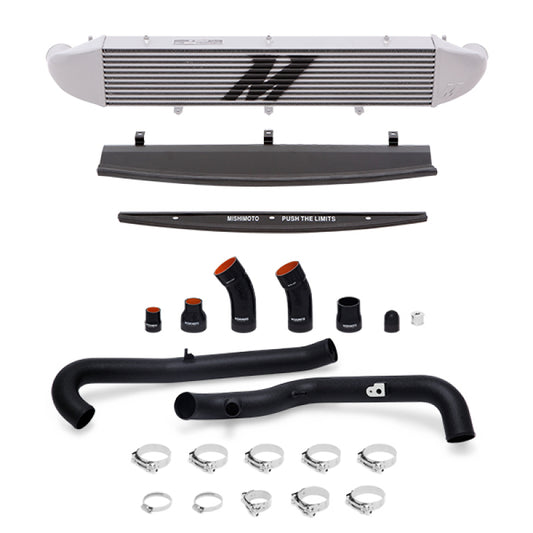 Mishimoto 2014-2016 Ford Fiesta ST 1.6L Front Mount Intercooler (Silver) Kit w/ Pipes (Black) - Graveyard Performance