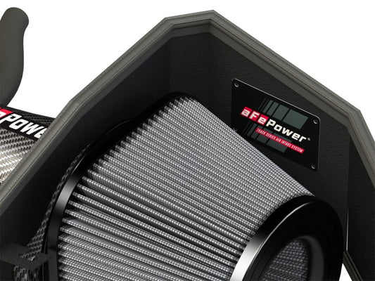 aFe POWER Magnum FORCE Carbon Fiber Stage 2 Pro Dry S CAIS - 11-18 Dodge Challenger/Charger V8-6.4L - Graveyard Performance