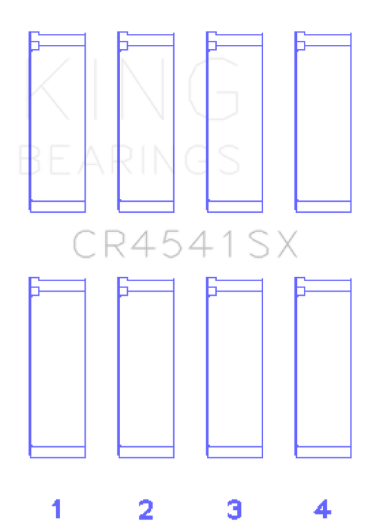 King Engine Bearings Bearings Honda F23A/F23Z/K20A3 Connecting Rod Bearing Set