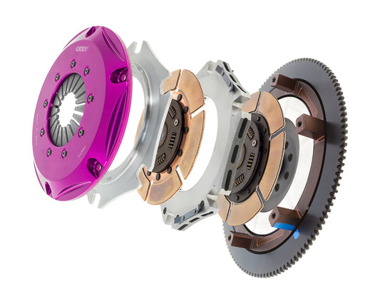 Exedy 2013-2016 Scion FR-S H4 Hyper Twin Cerametallic Clutch Sprung Center Disc Push Type Cover - Graveyard Performance