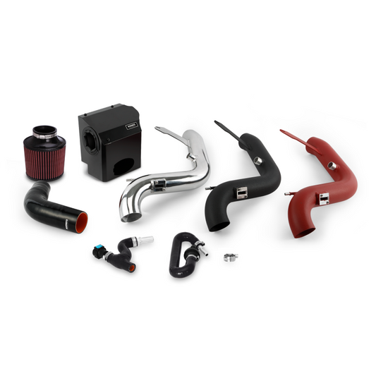 Mishimoto 2016 Ford Fiesta ST 1.6L Performance Air Intake Kit - Wrinkle Black - Graveyard Performance