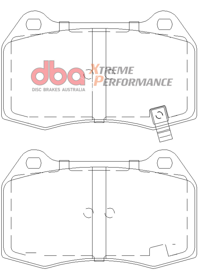 DBA 03-07 G35 w/ Brembo XP650 Front Brake Pads - Graveyard Performance
