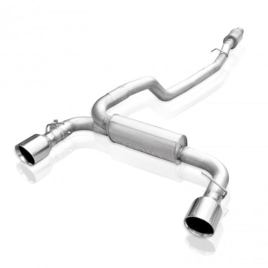 Stainless Works 2016-18 Ford Focus RS 3in Catback Vintage Round Muffler 5in Tips - Graveyard Performance