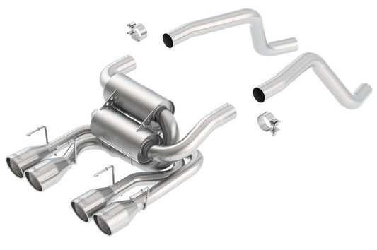 Borla 05-08 Corvette Convertible/Coupe 6.0L/6.2L 8cyl SS S-Type Exhaust (REAR SECTION ONLY) - Graveyard Performance