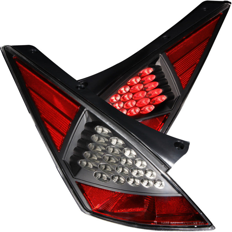 DreamyMagic　0504 ANZO 2003-2005 Nissan 350Z LED Taillights Black – Graveyard