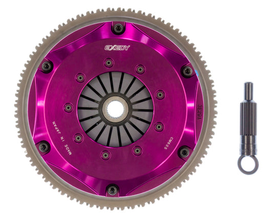 Exedy 2010-2012 Hyundai Genesis Coupe L4 Hyper Twin Cerametallic Clutch Sprung Center Disc - Graveyard Performance
