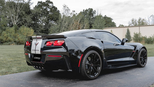 Corsa 2014-2019 Chevrolet Corvette C7 6.2L 2.75in Xtreme Valve-Back w/ Dual NPP & Quad Black Tips - Graveyard Performance