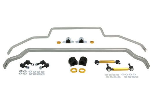 Whiteline 09-17 Nissan GT-R (Premium) / 12-16 GT-R Black Edition Front and Rear Swaybar Kit