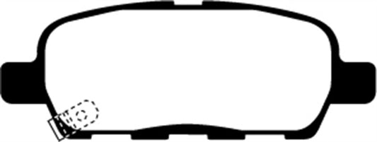 EBC 03-05 Infiniti FX35 3.5 Ultimax2 Rear Brake Pads - Graveyard Performance
